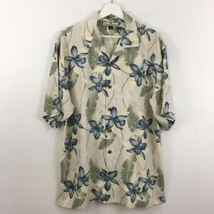 2/$25 Tommy Bahama Men’s 100% Silk Tropical Button Down Shirt Size M